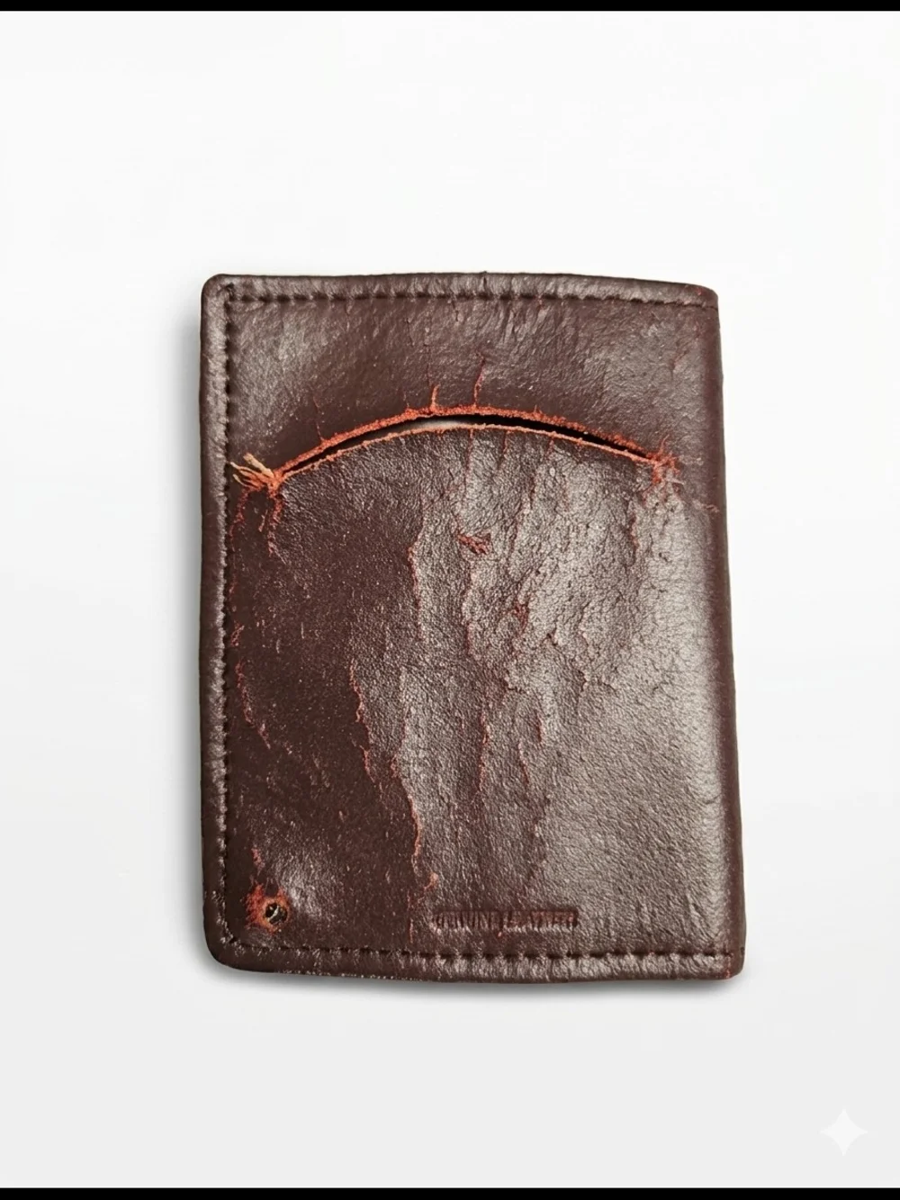 Vintage Capezio 1887 Brown Leather Photo Card Wallet Holder